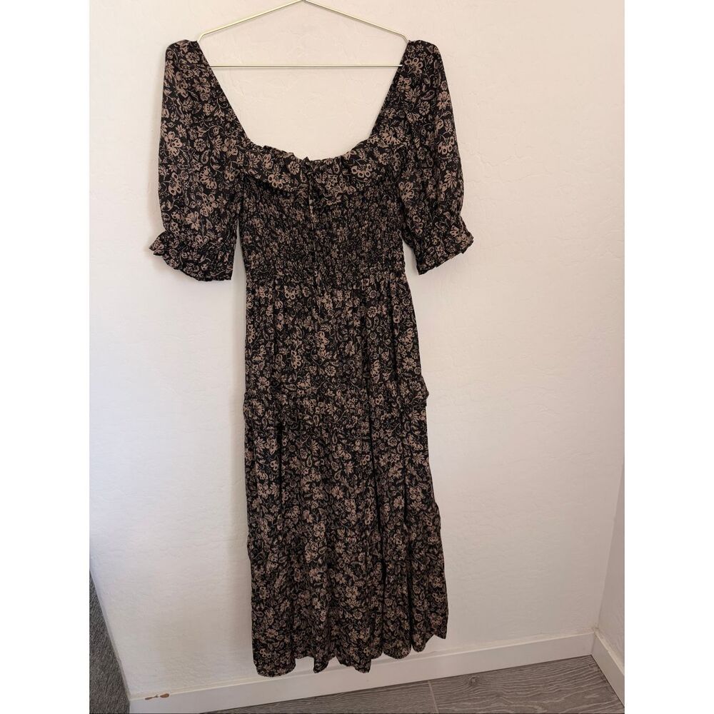 By The River Bohemian Print Western Maxi Dress Size Medium